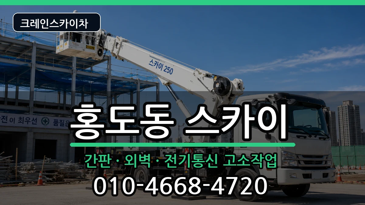 대전광역시동구홍도동 스카이 대전광역시동구홍도동 스카이 장비 처리 안내 이미지 2
