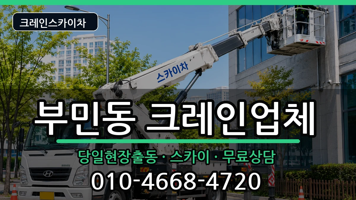 부산광역시서구부민동 크레인 부산광역시서구부민동 크레인 장비 처리 안내 이미지 2