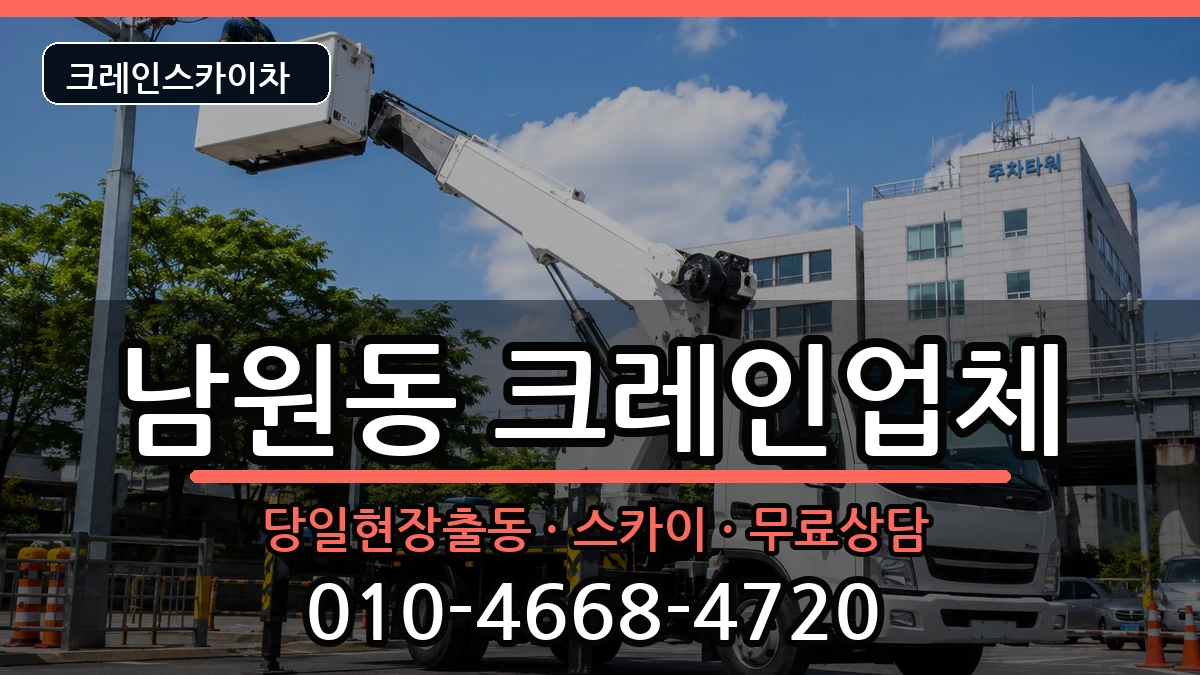 경상북도 상주시 남원동  크레인 절차형