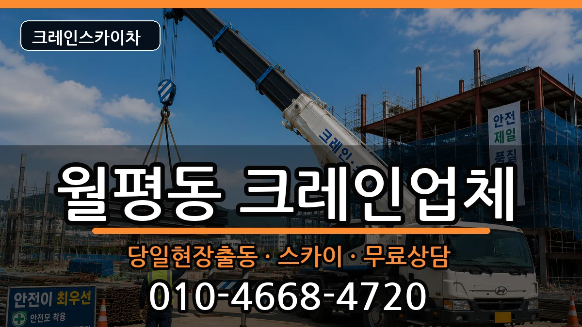 대전광역시서구월평동 크레인 대전광역시서구월평동 크레인 장비 처리 안내 이미지 1