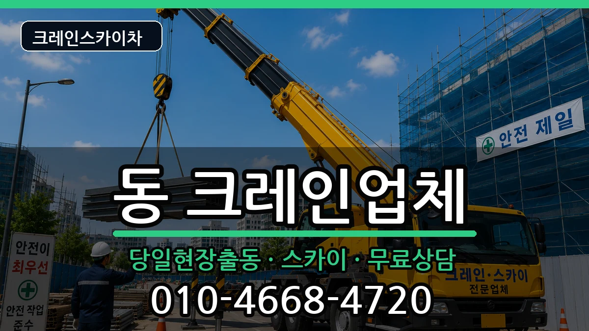 경상남도 사천시 선구 동  크레인 정보형