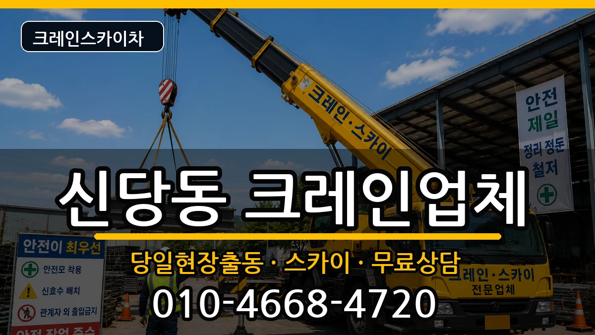 대구광역시 달서구 신당동  크레인 비교형