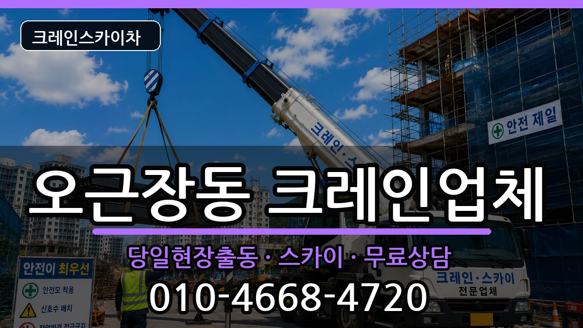 충청북도청주시청원구오근장동 크레인 충청북도청주시청원구오근장동 크레인 장비 처리 안내 이미지 2