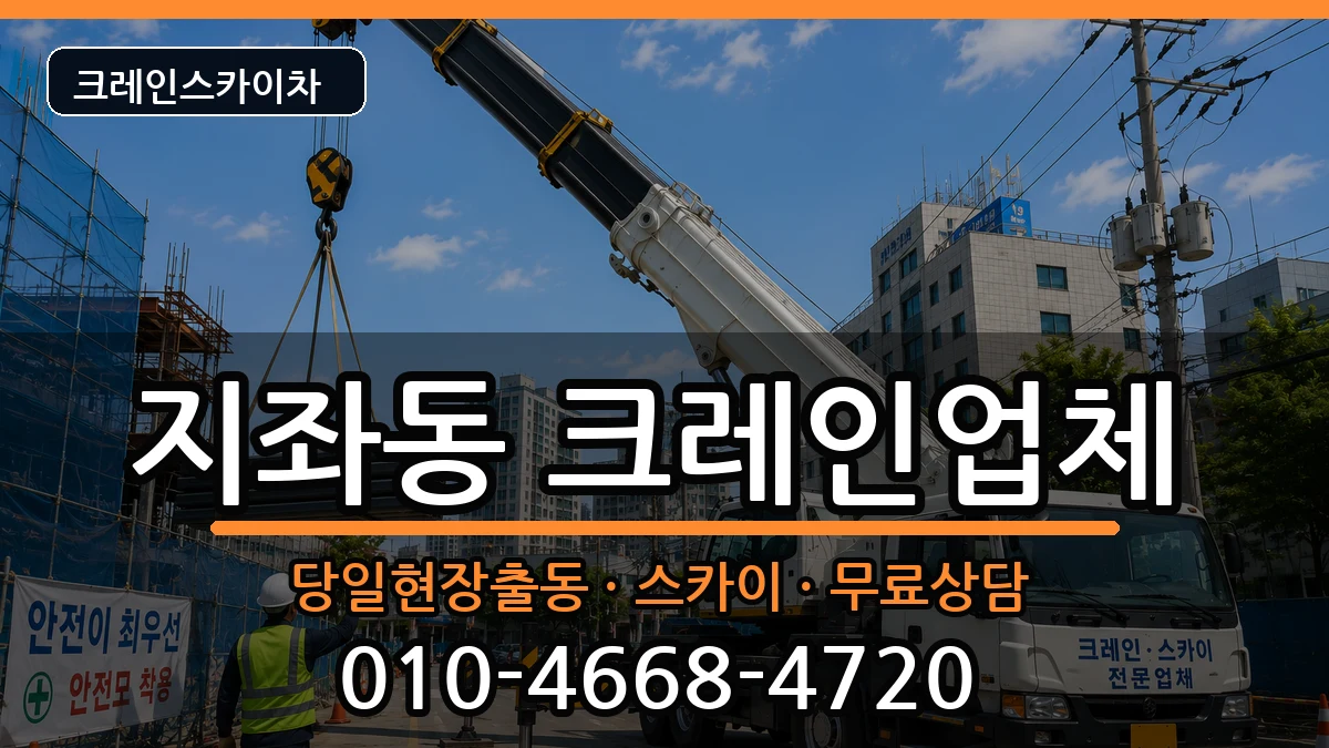 경상북도 김천시 지좌동  크레인 주의사항형