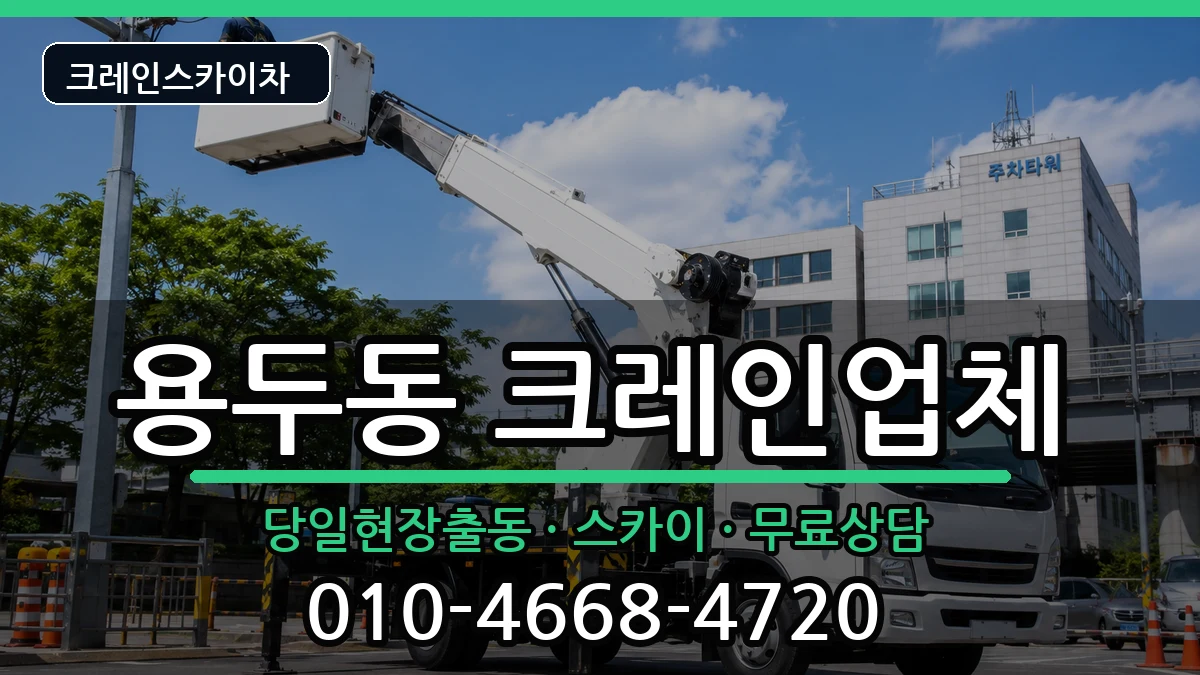 대전광역시중구용두동 크레인 대전광역시중구용두동 크레인 장비 처리 안내 이미지 2