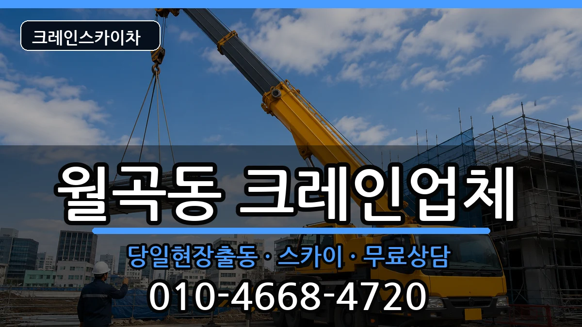 광주광역시광산구월곡동 크레인 광주광역시광산구월곡동 크레인 장비 처리 안내 이미지 1