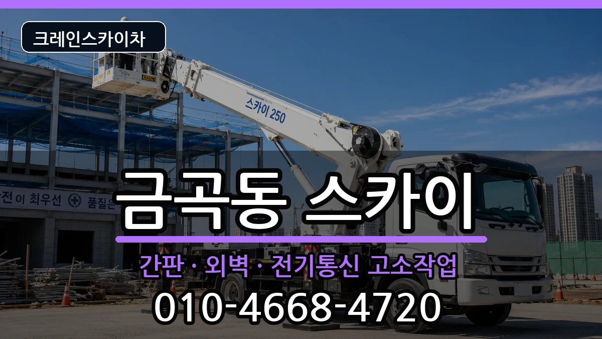 부산광역시북구금곡동 스카이 부산광역시북구금곡동 스카이 장비 처리 안내 이미지 1