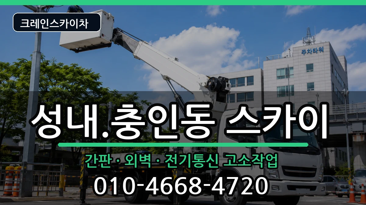 충청북도충주시성내.충인동 스카이 충청북도충주시성내.충인동 스카이 장비 처리 안내 이미지 2