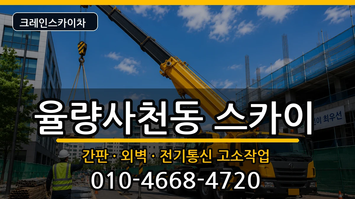 충청북도청주시청원구율량사천동 스카이 장비 처리 안내 이미지 1