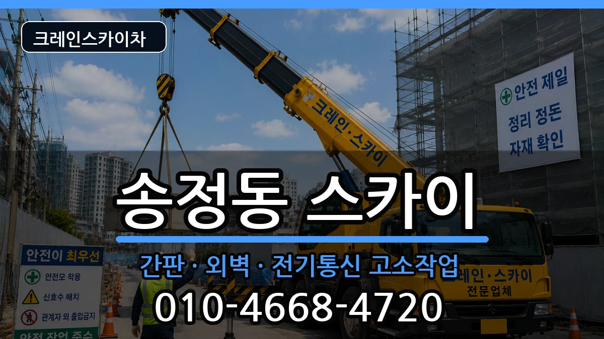 울산광역시북구송정동 스카이 울산광역시북구송정동 스카이 장비 처리 안내 이미지 2