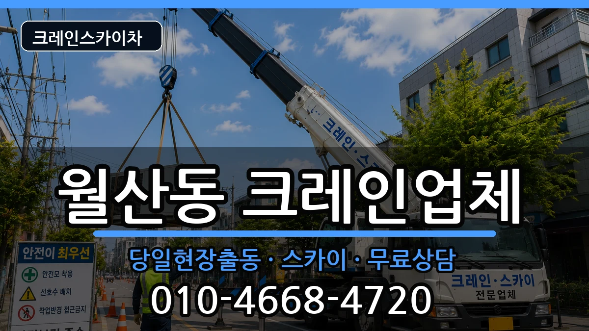 광주광역시 남구 월산동  크레인 질문형