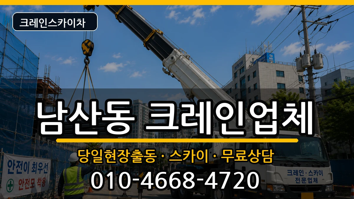 부산광역시금정구남산동 크레인 부산광역시금정구남산동 크레인 장비 처리 안내 이미지 2