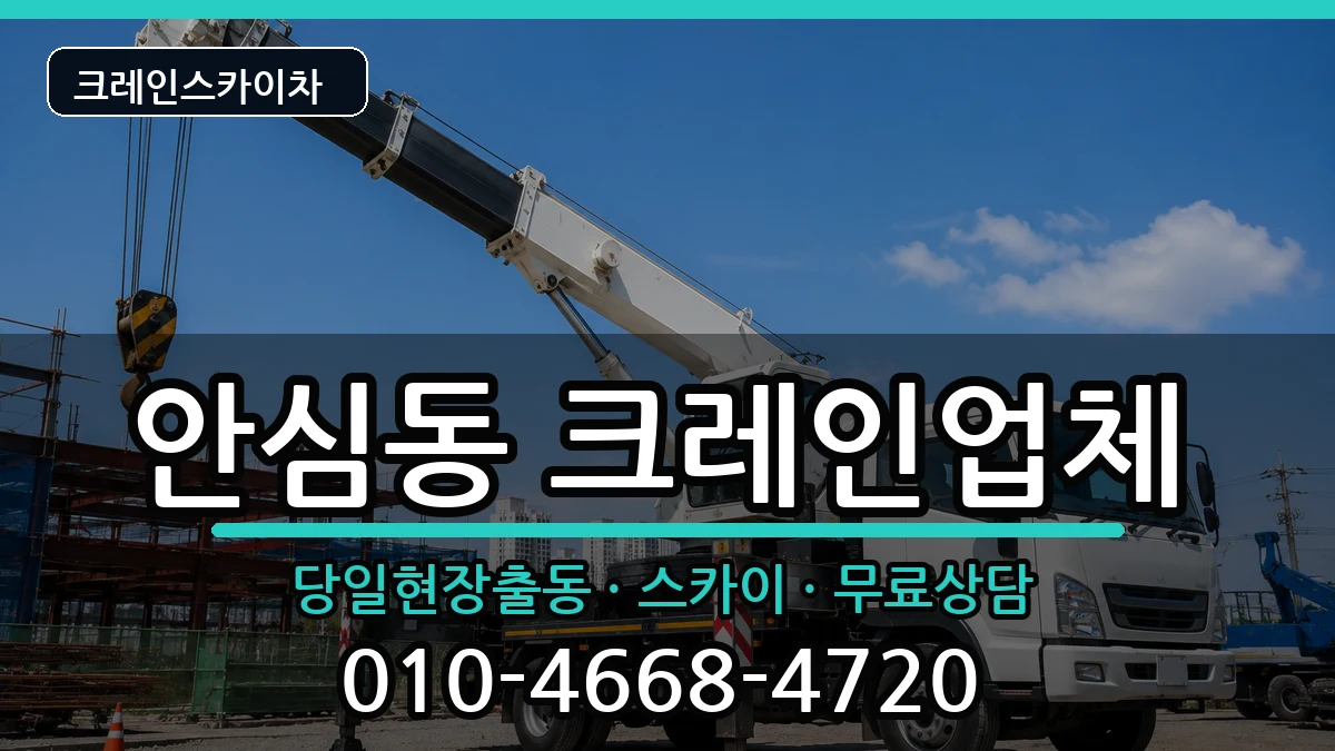 대구광역시 동구 안심동  크레인 비용형
