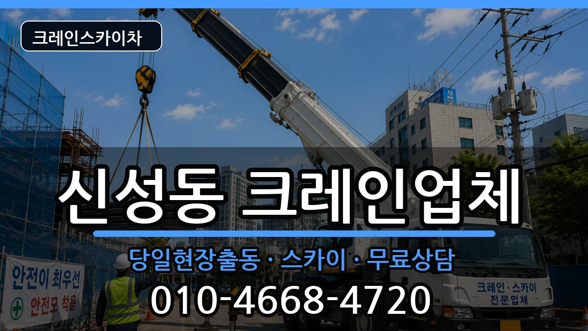 대전광역시유성구신성동 크레인 대전광역시유성구신성동 크레인 장비 처리 안내 이미지 2