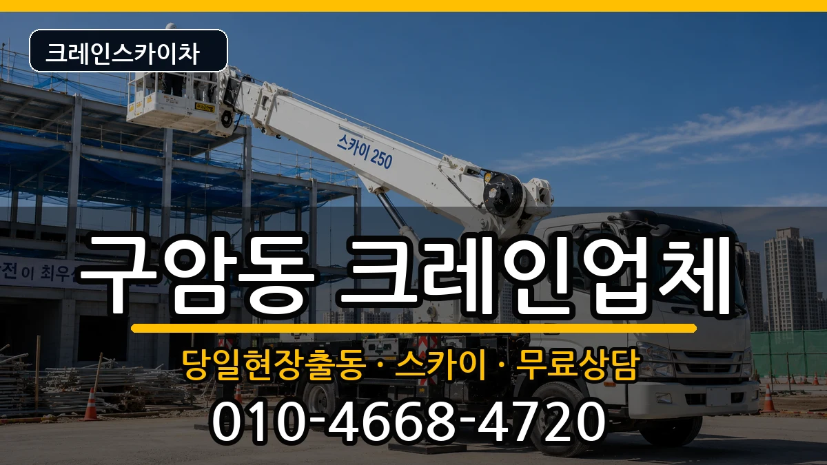 대구광역시북구구암동 크레인 대구광역시북구구암동 크레인 장비 처리 안내 이미지 3