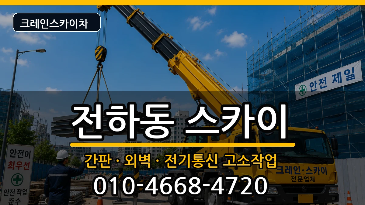 울산광역시동구전하동 스카이 울산광역시동구전하동 스카이 장비 처리 안내 이미지 2
