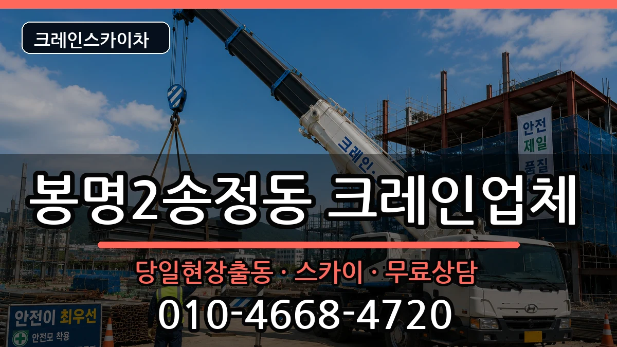 충청북도 청주시 흥덕구 봉명2송정동  크레인 질문형