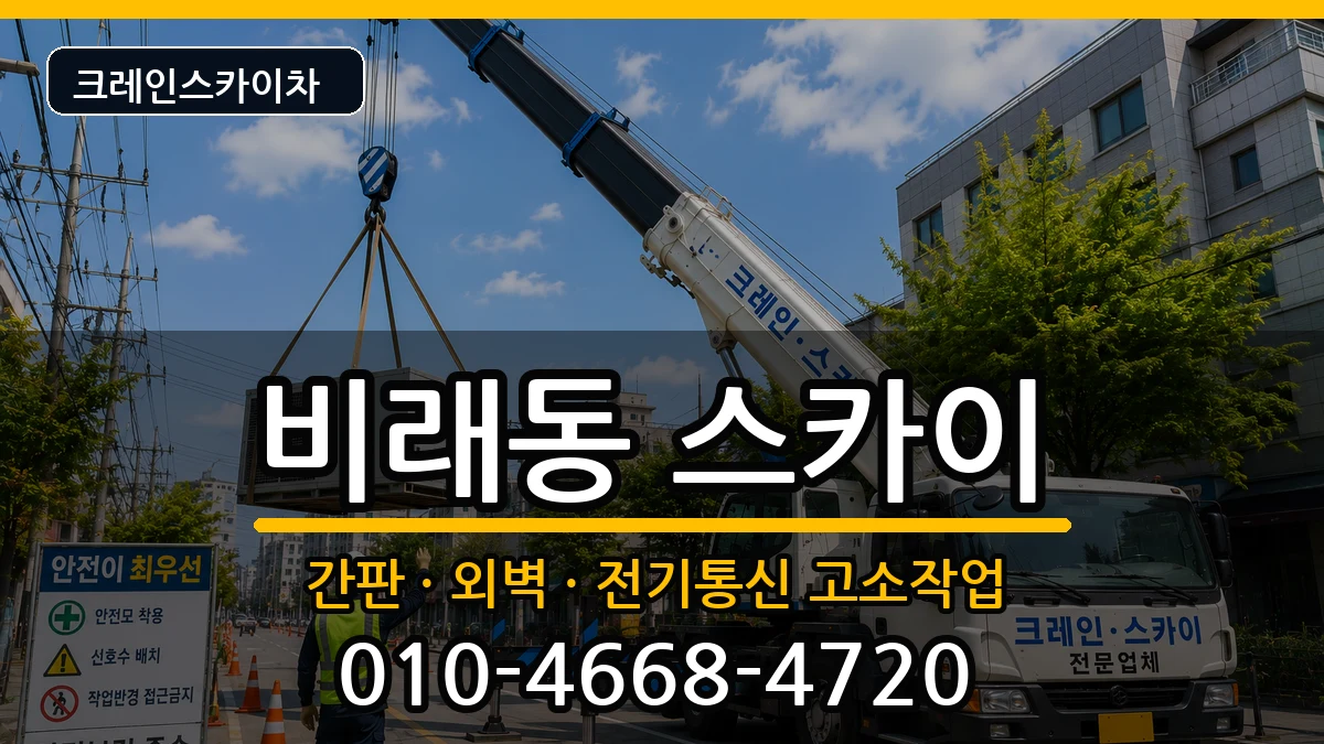 대전광역시대덕구비래동 스카이 장비 처리 안내 이미지 1