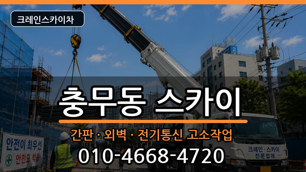 부산광역시서구충무동 스카이 장비 처리 안내 이미지 3