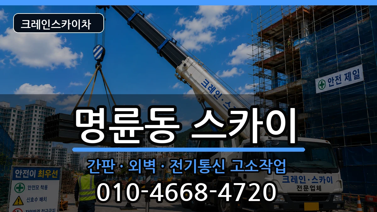 경상북도안동시명륜동 스카이 장비 처리 안내 이미지 3
