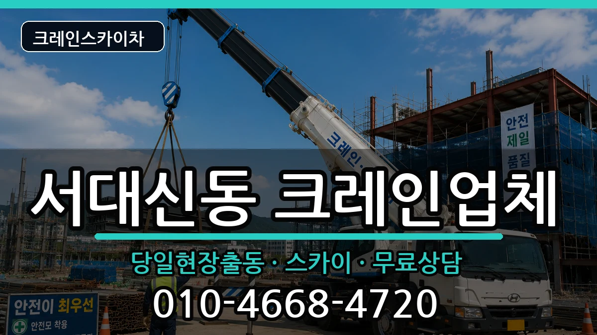 부산광역시서구서대신동 크레인 부산광역시서구서대신동 크레인 장비 처리 안내 이미지 3