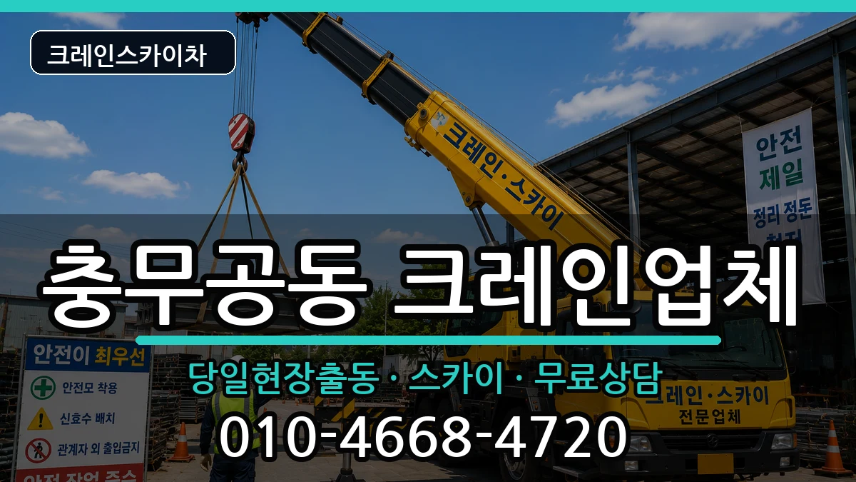 경상남도 진주시 충무공동  크레인 비교형