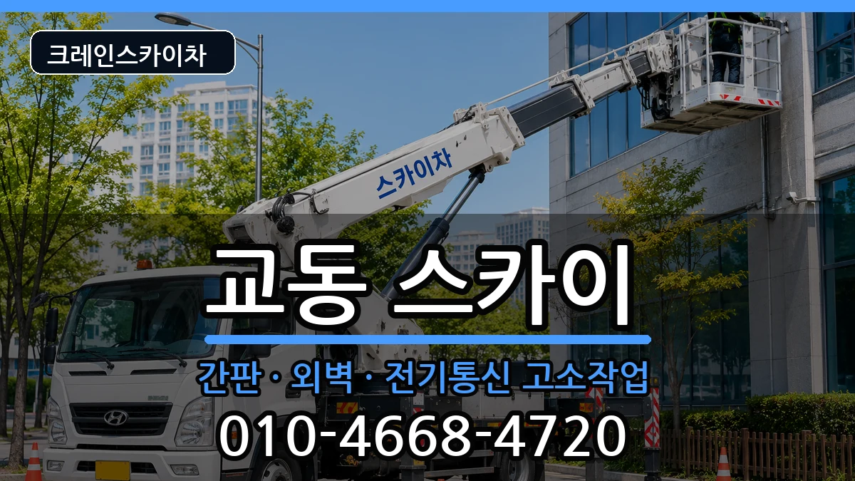 강원특별자치도속초시교동 스카이 강원특별자치도속초시교동 스카이 장비 처리 안내 이미지 3