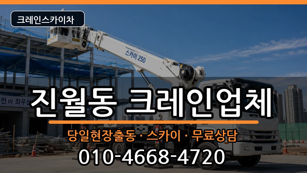 광주광역시남구진월동 크레인 광주광역시남구진월동 크레인 장비 처리 안내 이미지 1