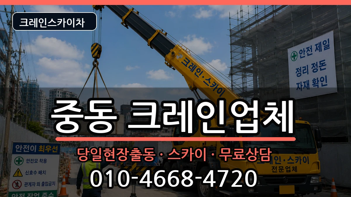 대구광역시 수성구 중동  크레인 주의사항형