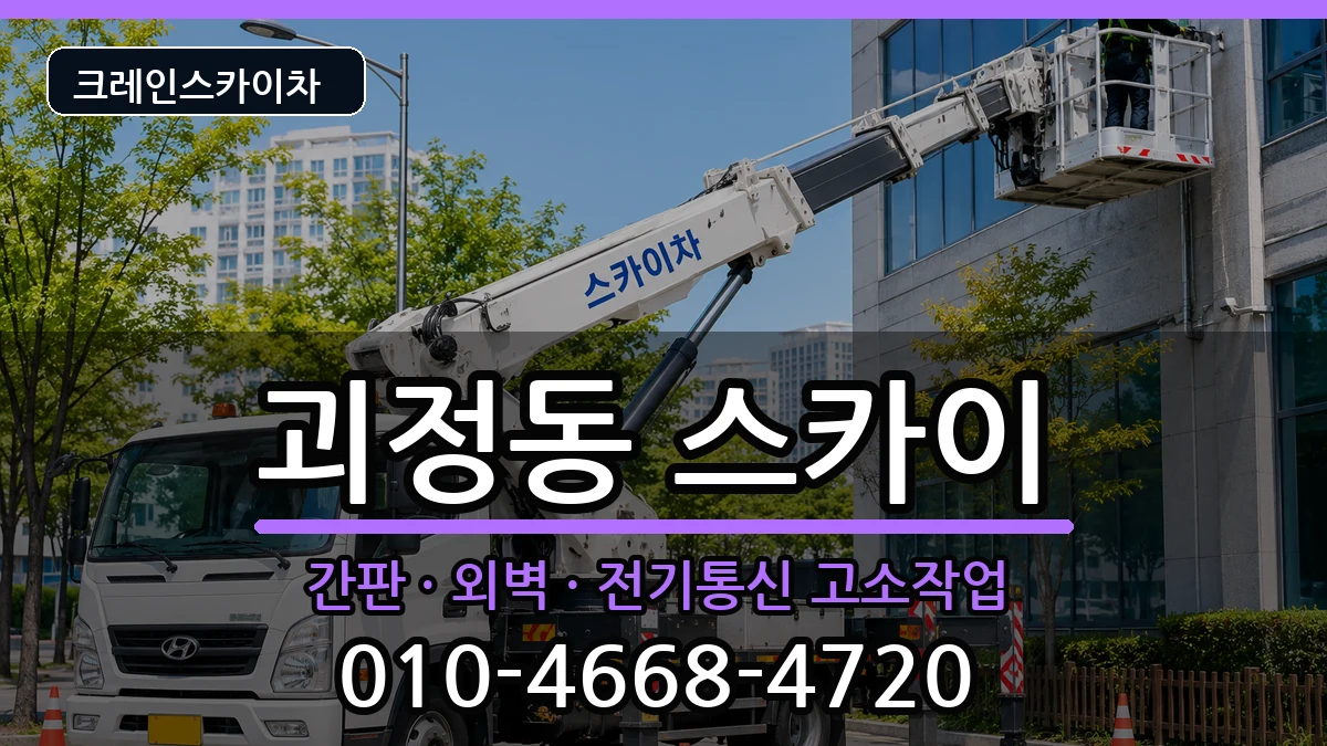 대전광역시서구괴정동 스카이 대전광역시서구괴정동 스카이 장비 처리 안내 이미지 3