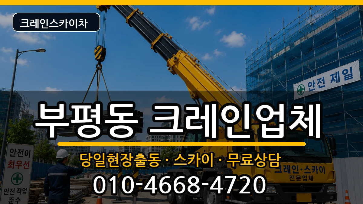 부산광역시 중구 부평동  크레인 정보형