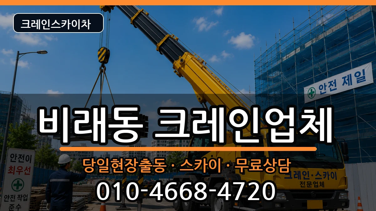 대전광역시대덕구비래동 크레인 대전광역시대덕구비래동 크레인 장비 처리 안내 이미지 2