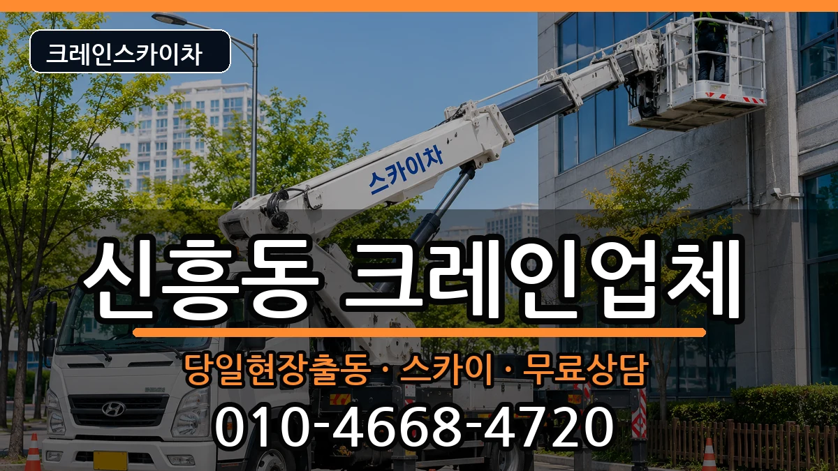 광주광역시 광산구 신흥동  크레인 절차형