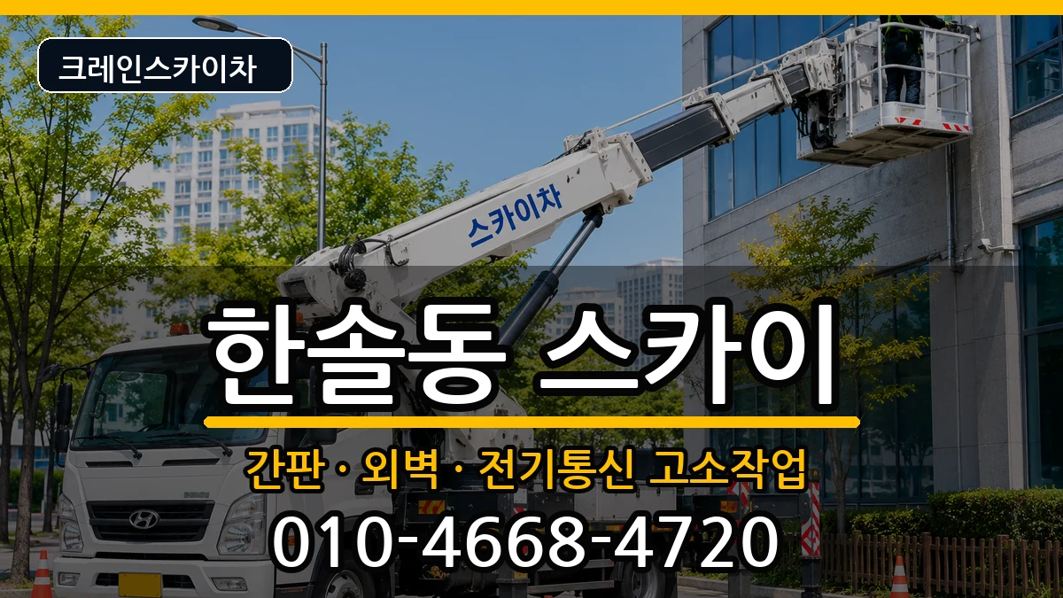세종특별자치시 한솔동  스카이 절차형