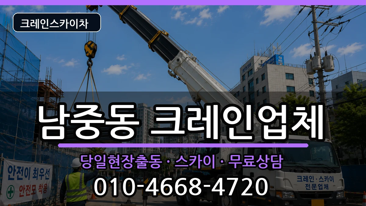 전북특별자치도익산시남중동 크레인 전북특별자치도익산시남중동 크레인 장비 처리 안내 이미지 2