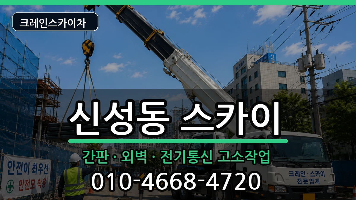 대전광역시 유성구 신성동  스카이 주의사항형