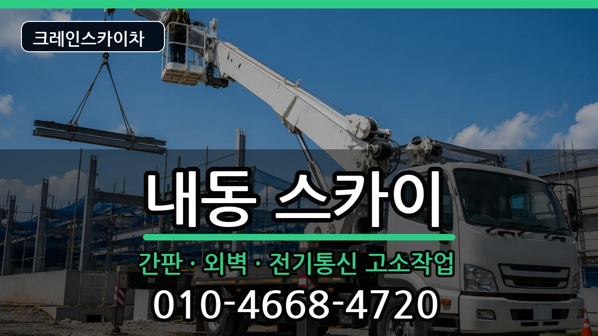 대전광역시서구내동 스카이 대전광역시서구내동 스카이 장비 처리 안내 이미지 2