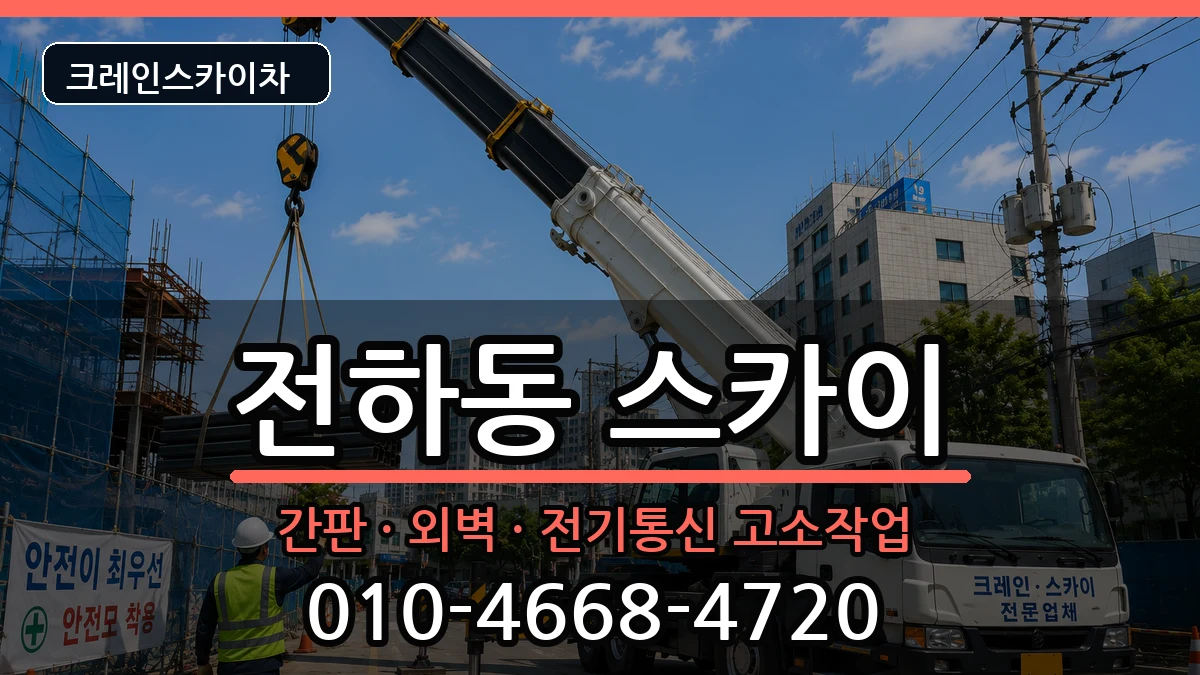 울산광역시동구전하동 스카이 울산광역시동구전하동 스카이 장비 처리 안내 이미지 1