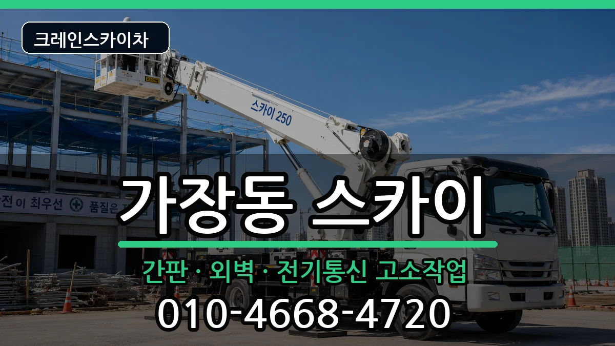 대전광역시서구가장동 스카이 대전광역시서구가장동 스카이 장비 처리 안내 이미지 2