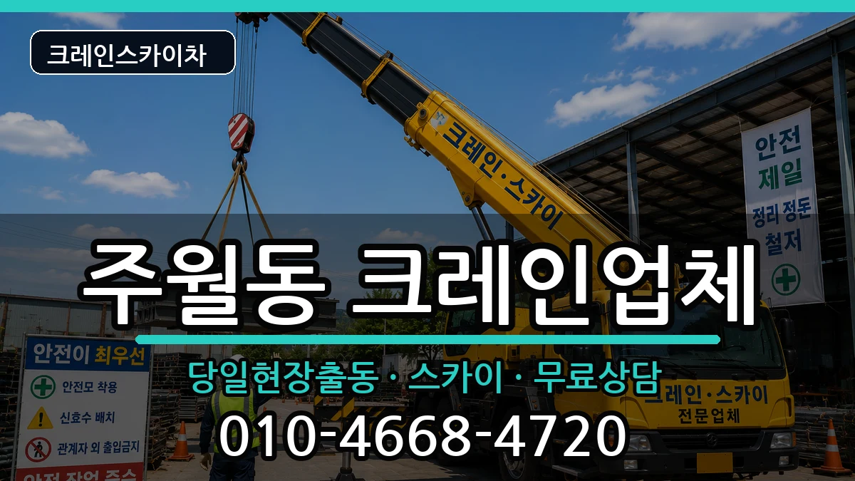 광주광역시남구주월동 크레인 광주광역시남구주월동 크레인 장비 처리 안내 이미지 2
