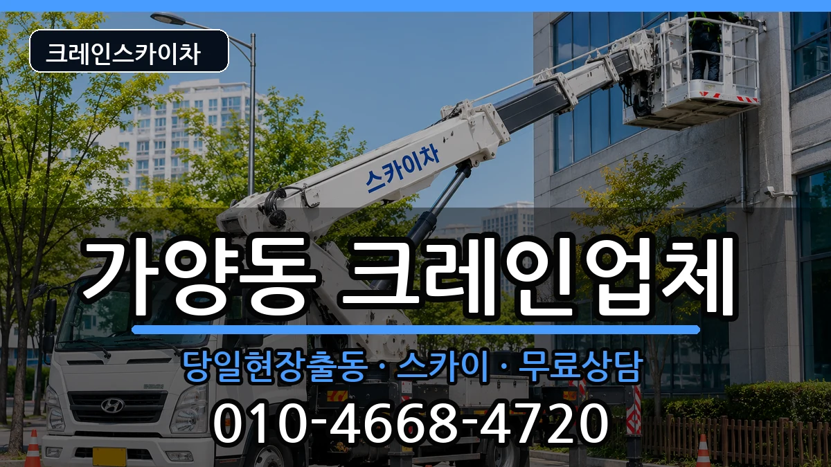 대전광역시동구가양동 크레인 대전광역시동구가양동 크레인 장비 처리 안내 이미지 3