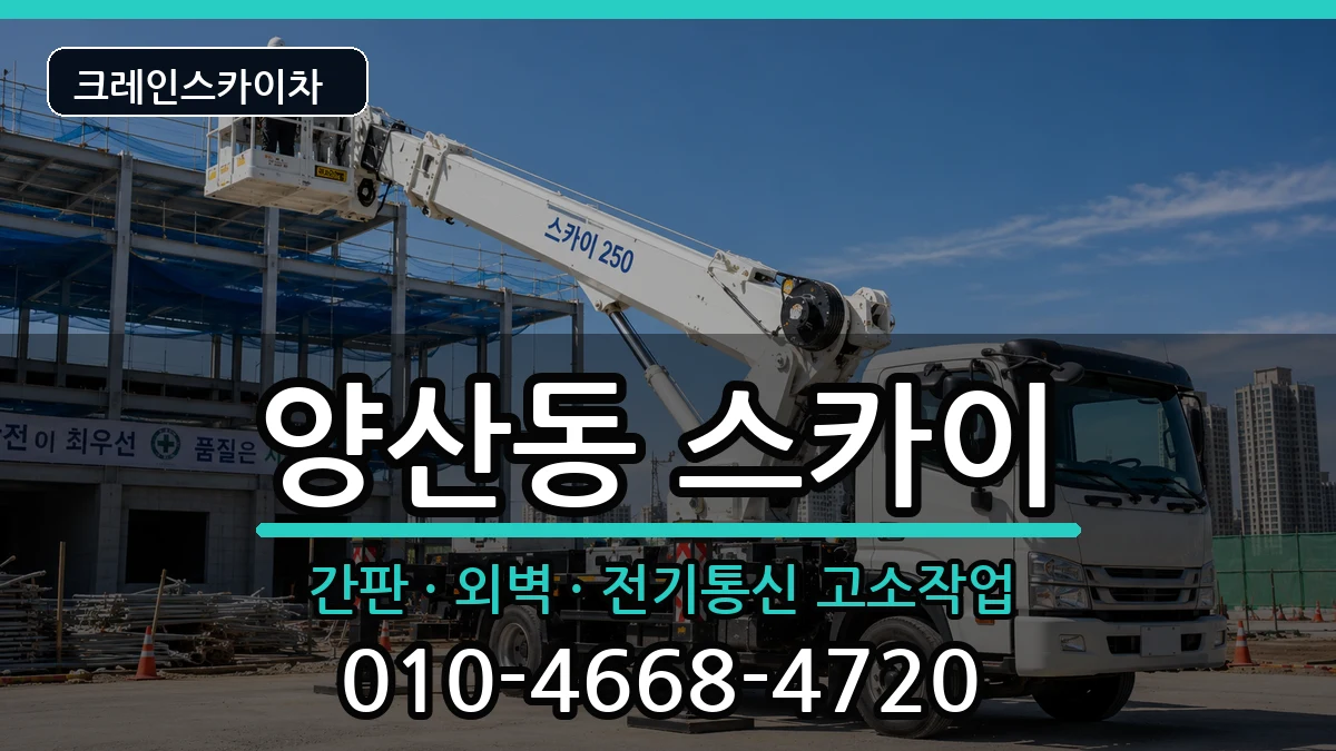 광주광역시북구양산동 스카이 광주광역시북구양산동 스카이 장비 처리 안내 이미지 2