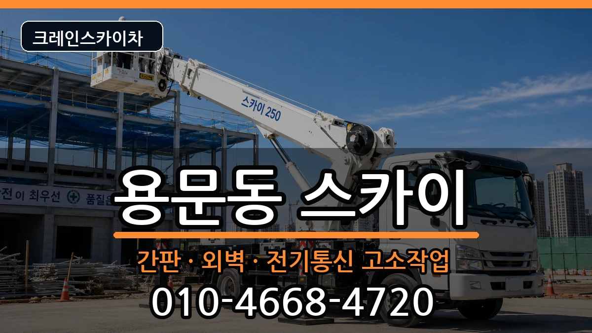 대전광역시서구용문동 스카이 대전광역시서구용문동 스카이 장비 처리 안내 이미지 2