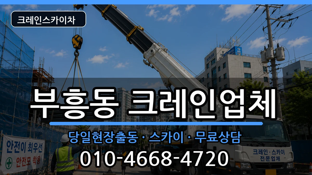 전라남도 목포시 부흥동  크레인 주의사항형