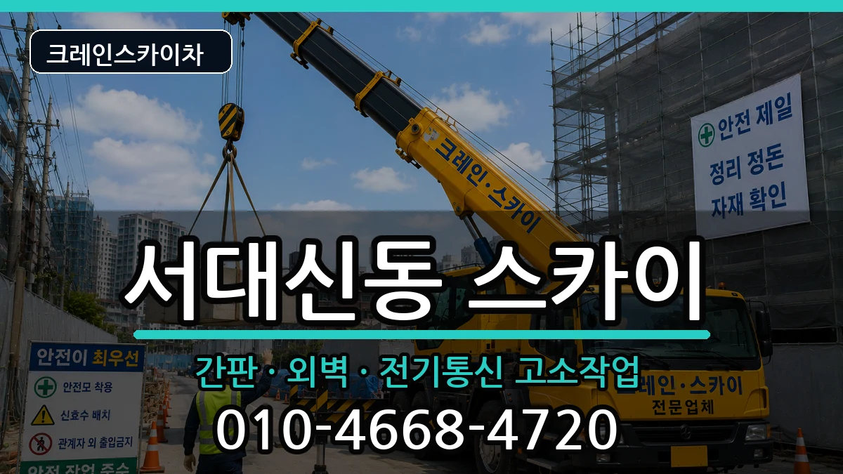 부산광역시서구서대신동 스카이 부산광역시서구서대신동 스카이 장비 처리 안내 이미지 3