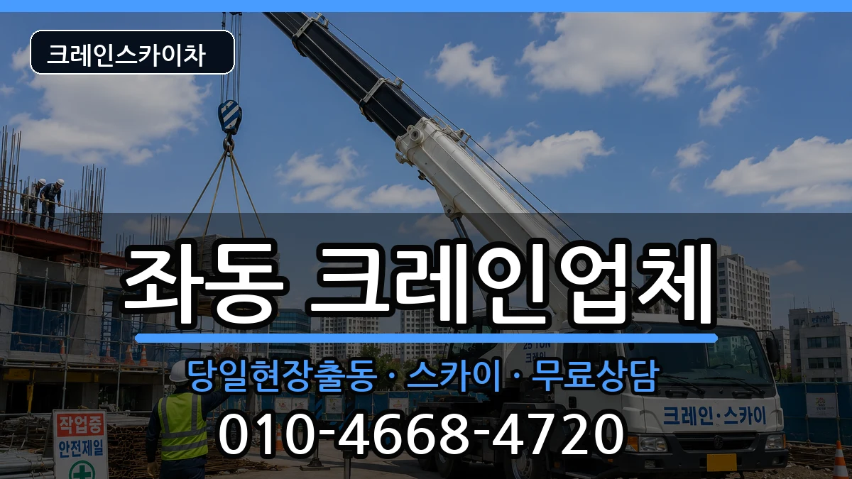 부산광역시해운대구좌동 크레인 부산광역시해운대구좌동 크레인 장비 처리 안내 이미지 2