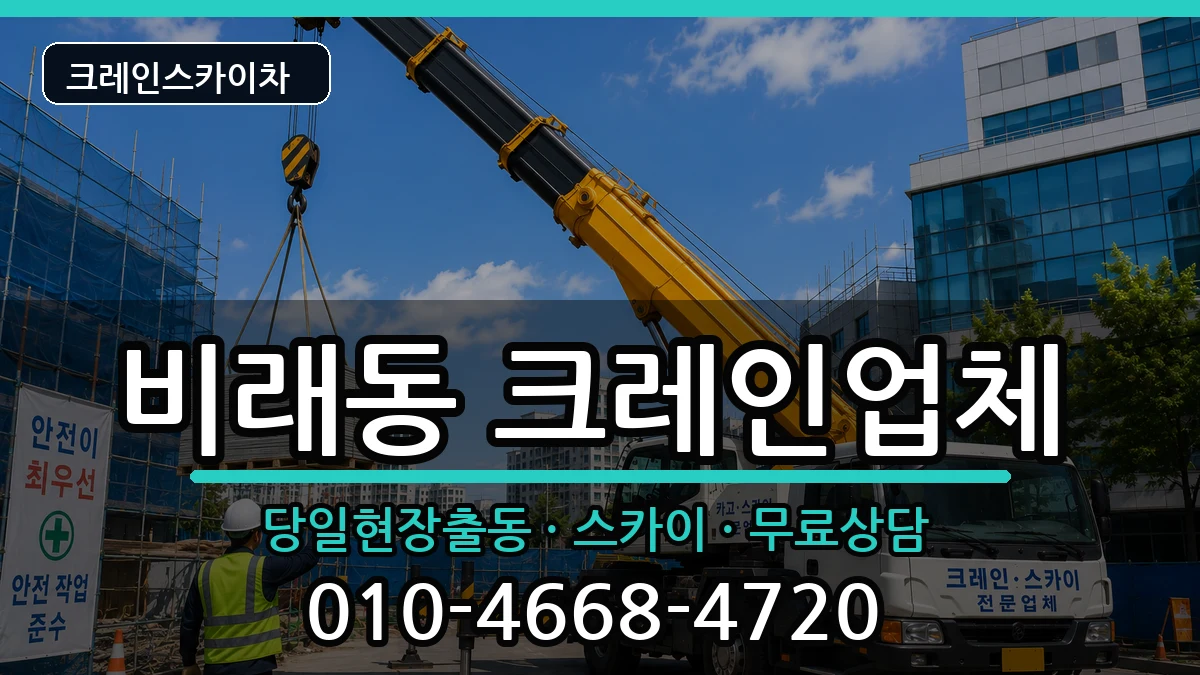 대전광역시대덕구비래동 크레인 대전광역시대덕구비래동 크레인 장비 처리 안내 이미지 1