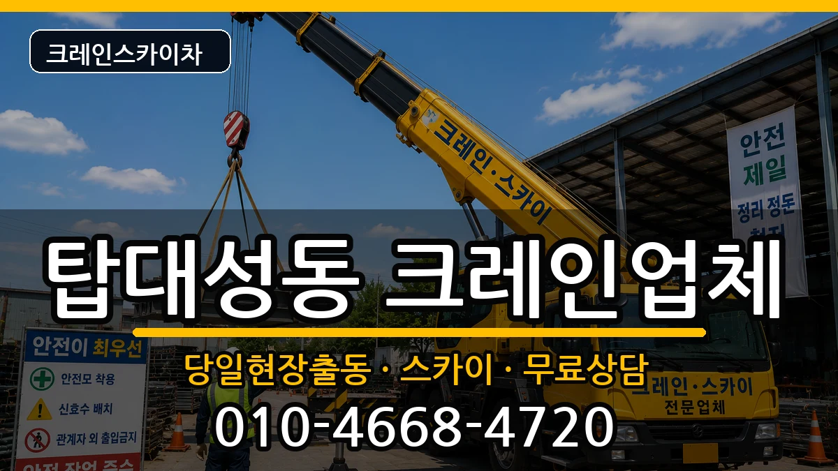 충청북도 청주시 상당구 탑대성동  크레인 비교형
