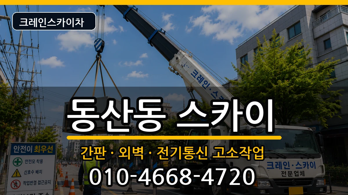 전북특별자치도익산시동산동 스카이 전북특별자치도익산시동산동 스카이 장비 처리 안내 이미지 1