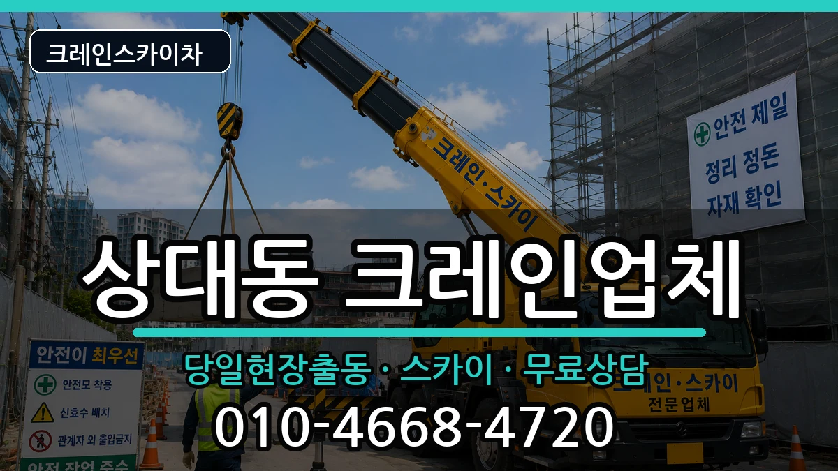대전광역시유성구상대동 크레인 대전광역시유성구상대동 크레인 장비 처리 안내 이미지 3